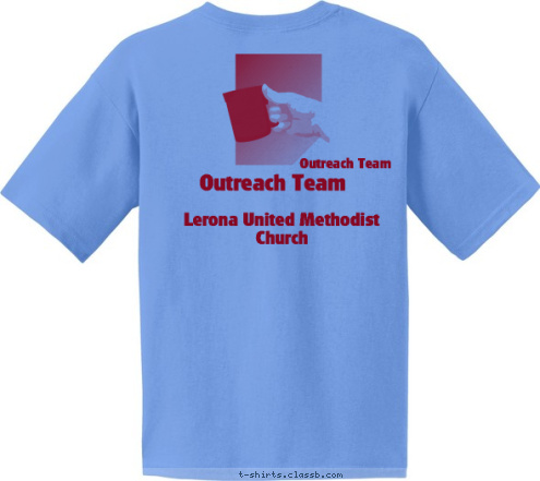 Outreach Team  Outreach Team   Lerona United Methodist Church T-shirt Design 