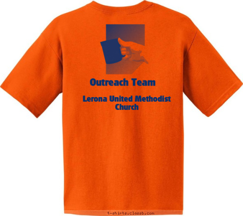 Outreach Team  Outreach Team  Outreach Team  Outreach Team   Lerona United Methodist Church T-shirt Design 