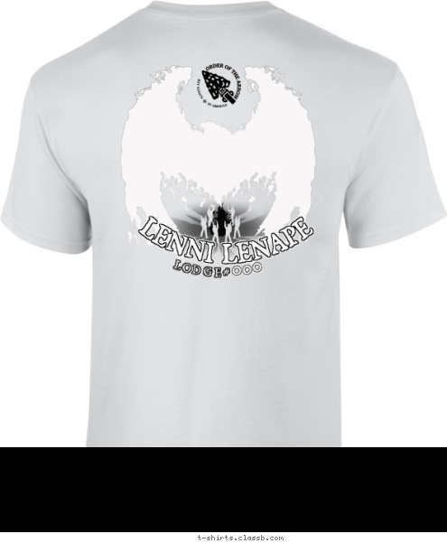 Your text here! 000 LODGE # LENNI LENAPE T-shirt Design 