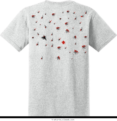 Served since  1998 ANYTOWN, USA Troop 123 20  Million   Mosquitoes  T-shirt Design 