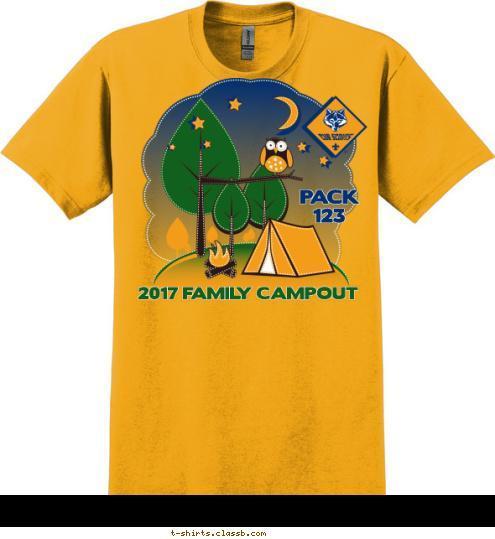 Your text here! 2017 FAMILY CAMPOUT PACK
123 T-shirt Design SP5014