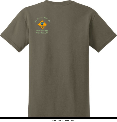 Front Royal, Va Moose Lodge 829 Cub Scout Pack 112 PACK 112 T-shirt Design 