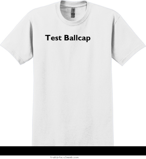 Test Ballcap T-shirt Design 