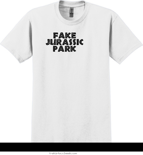 Fake Jurassic Park
 T-shirt Design 