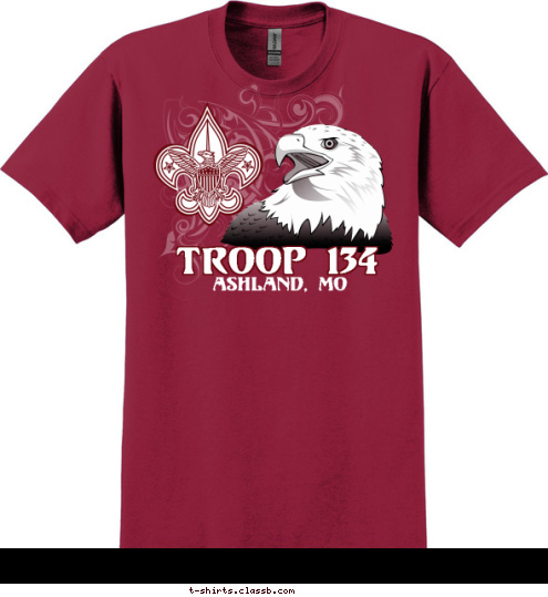 
ASHLAND, MO TROOP 134 T-shirt Design 