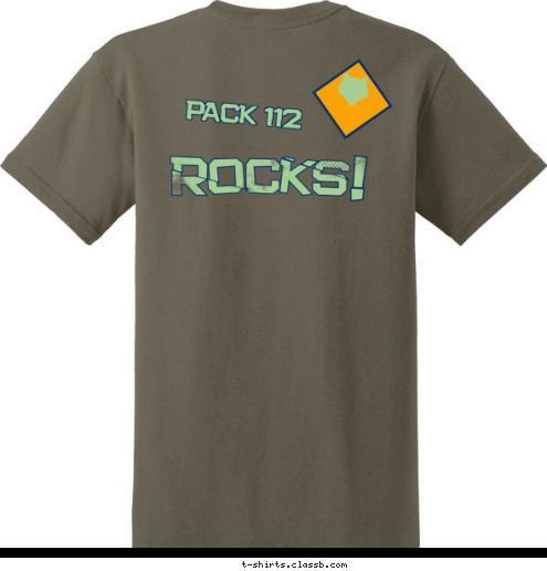 Front Royal, Va Moose Lodge 829 Cub Scout Pack 112 PACK 112 T-shirt Design 