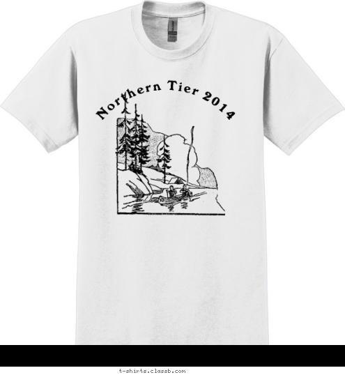 Northern Tier 2014 T-shirt Design 