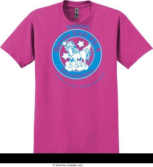 Service Unit 32-4 Encampment A symbol of magic, mystery and purity. Unicorn T-shirt Design 