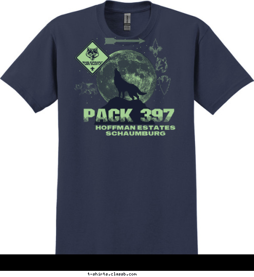 PACK 397 HOFFMAN ESTATES
SCHAUMBURG T-shirt Design 