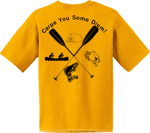 2014 Quatico Park Carpe You Some Diem! Canoeing
Gladiators Crew 995 T-shirt Design 