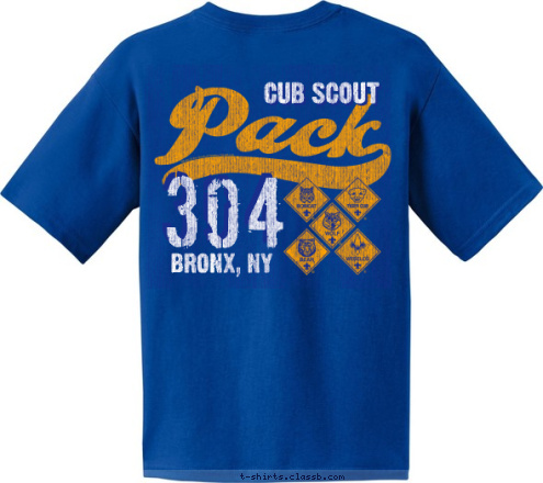 304 304 BRONX, NY CUB SCOUT T-shirt Design 