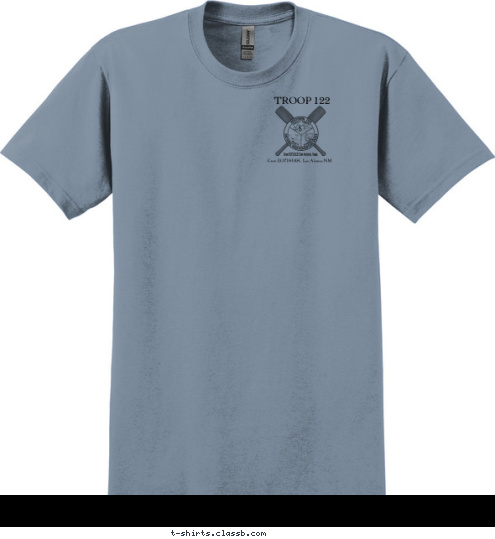 New Text 122 Crew EO71614H,  Los Alamos, NM MOSQUITO PATROL NORTHERN TIER *JULY 2014 TROOP 122  T-shirt Design 