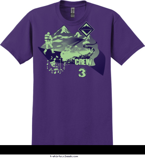 So....  

What'd YOU do last weekend? CREW 3 T-shirt Design crewglow