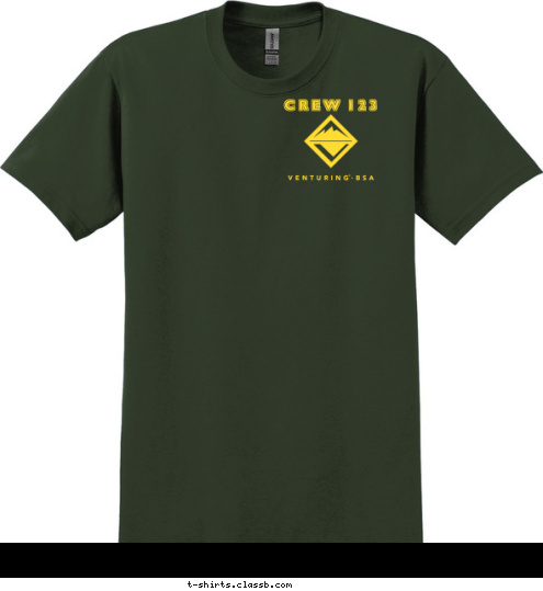 ITINERARY 12  66 MILES C R E W  1 2 3 CREW 123  HOUSTON, TX 2014 PHILMONT T-shirt Design 
