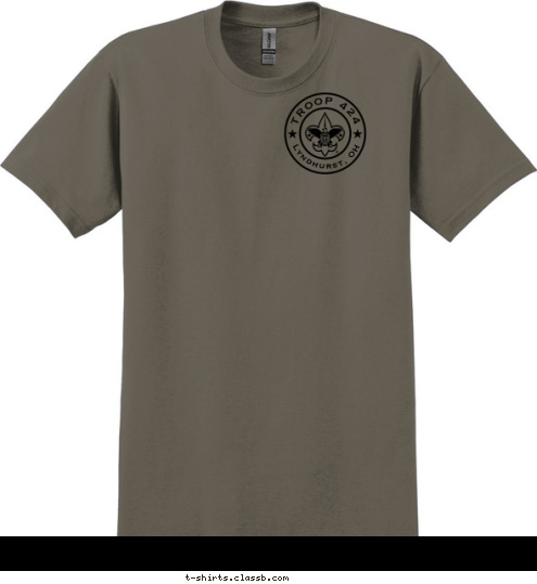 Lyndhurst, OH TROOP 424 TROOP 424 LYNDHURST, OH T-shirt Design 