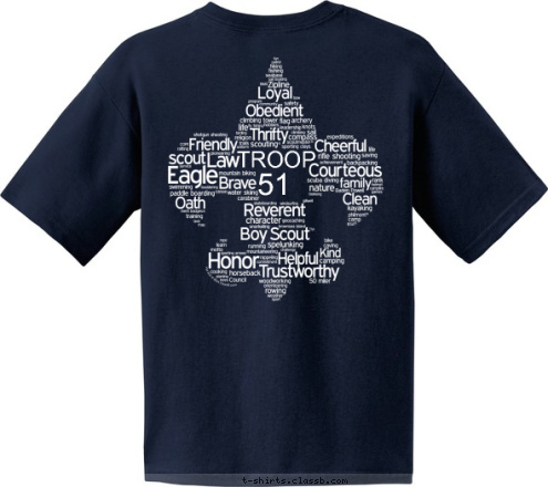 ANYTOWN, USA 51 O T TROOP P R O 51 T-shirt Design 