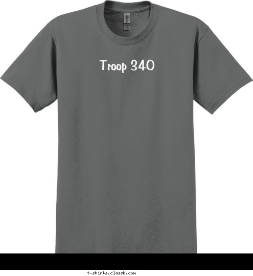 New Text Troop 340 T-shirt Design 