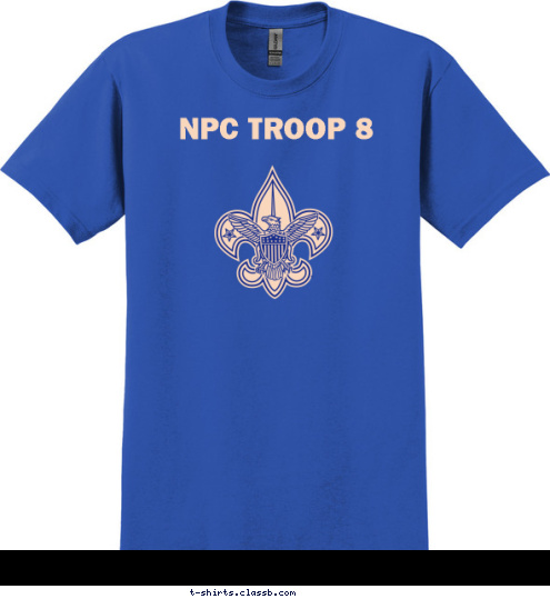 NPC TROOP 8 T-shirt Design 