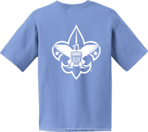 4 TROOP CHRISTIAN SCHOOL B.S.A. BOY SCOUT T-shirt Design 