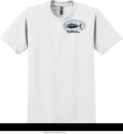 SPORTFISHING SPORTFISHING ALICE G T-shirt Design 