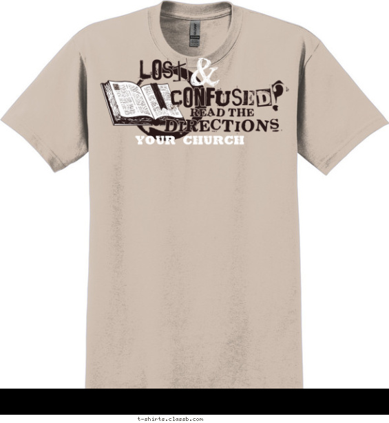 Lost and Confused Shirt T-shirt Design