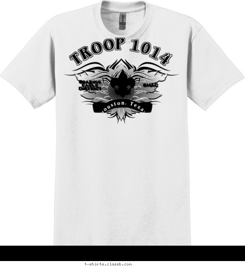 Your text here! SHAC  Soaring
  Eagle
 District Houston, Texas TROOP 1014 T-shirt Design 