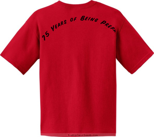 75 Years of Being Prepared  190 TROOP T-shirt Design 