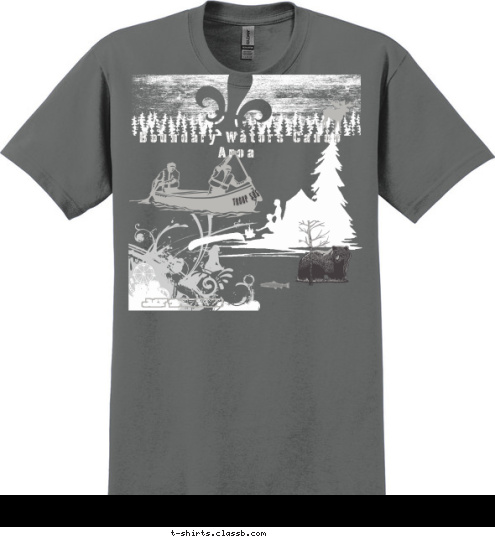 Boundary Waters Canoe Area Troop 505 July 19-27,2014  T-shirt Design 