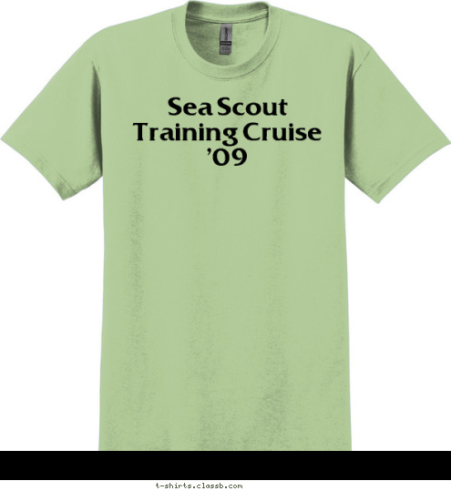 Sea Scout Training Cruise '09 T-shirt Design 