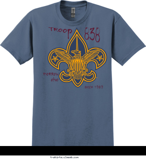 TRUSTWORTHY
LOYAL
HELPFUL
FRIENDLY
COURTEOUS
KIND
OBEDIENT
CHEERFUL
THRIFTY
BRAVE
CLEAN
REVERENT since 1989 ohio morrow Troop   838 T-shirt Design 