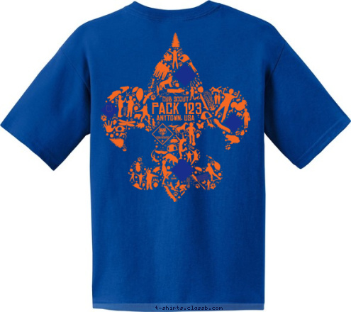 CUB SCOUT ANYTOWN, USA ANYTOWN, USA PACK 123 PACK 123 CUB SCOUT T-shirt Design 