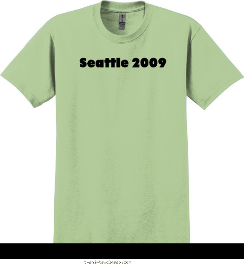 Seattle 2009 T-shirt Design 