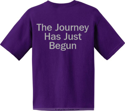 The Journey Has Just Begun! Divided by distance, united by roots. The Journey Has Just Begun United By Roots Divided By Distance T-shirt Design 