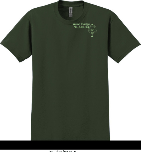 Wood Badge
N1-546-14 FOOD! Fast  N6-82 -12-2 Antelope Patrol T-shirt Design 