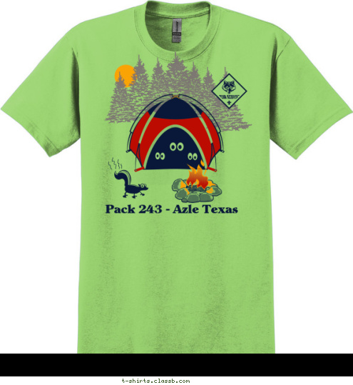 I Survived
Summer
Camp
2014

Sid Richardson
Scout Ranch
 Pack 243 - Azle Texas T-shirt Design 