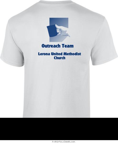 Outreach Team  Outreach Team   Lerona United Methodist Church T-shirt Design 