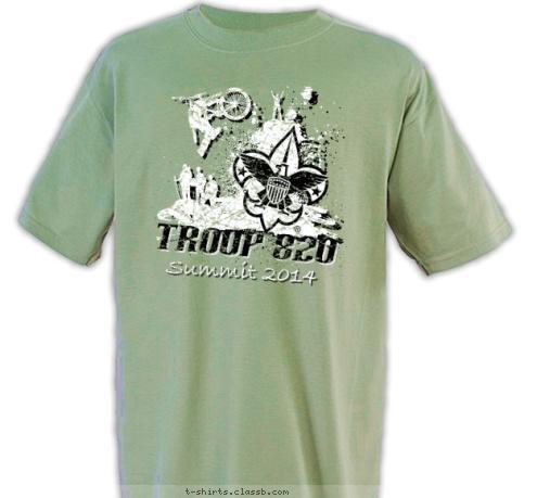 TROOP 820 Summit 2014 T-shirt Design 