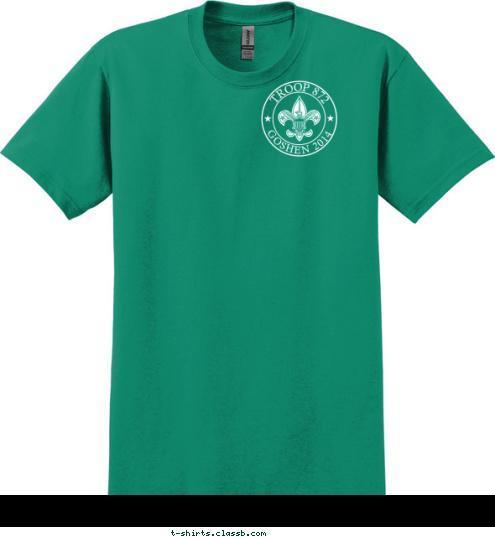 TROOP 872 GOSHEN 2014 T-shirt Design 