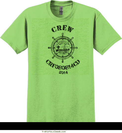 CREW 2014 CREW CRF080814CD T-shirt Design 