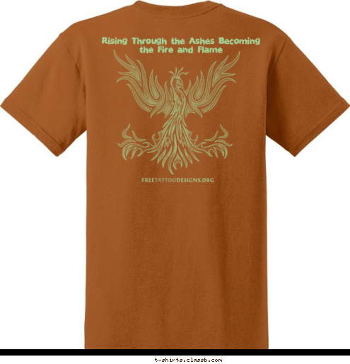 P.H.C.C. Little Rock, AR Venture Crew 3 Rising Through the Ashes Becoming the Fire and Flame T-shirt Design 