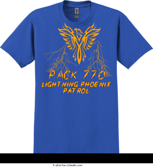 LIGHTNING PHOENIX
PATROL PACK 770 T-shirt Design 