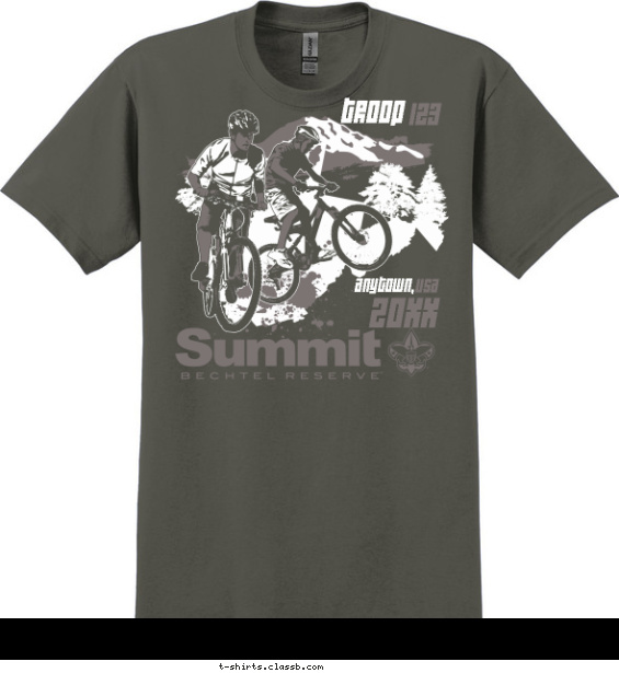BSA Summit Bikers T-shirt Design