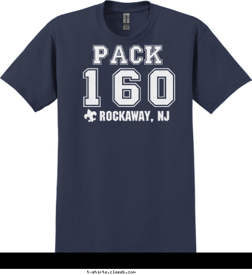 ROCKAWAY, NJ 160 PACK T-shirt Design 