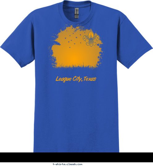 TROOP 678 League City, Texas T-shirt Design 