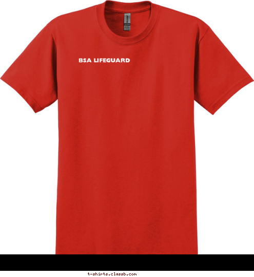 BSA LIFEGUARD T-shirt Design 