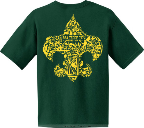 Lakeside Park, KY Lakeside Park, KY BSA TROOP 717 TROOP 717 T-shirt Design BSA 717 2014 b