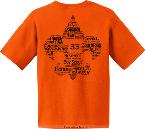 New Text New Text       33   33 Troop 33
Pawhuska, OK
EST. 1909 T-shirt Design 