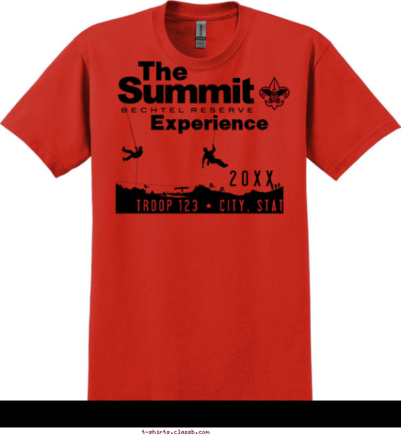 The Summit Experience T-shirt Design