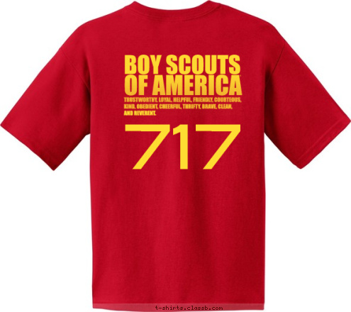  Your text here! 717 T-shirt Design BSA 717 2014 d