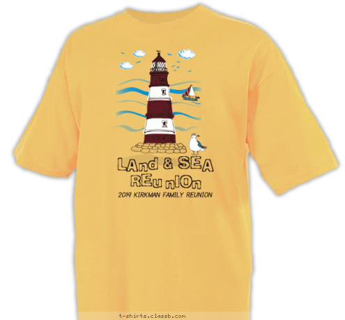 2015 KIRKMAN FAMILY REUNION T-shirt Design SP5182